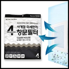 루나라이프랩 미세먼지차단망 방충망 방진망 창문필터, 2개