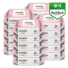 비야비야 프리미엄 헤링본 유아용 물티슈 캡형, 20팩, 70매