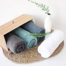 송월타월 클린 항균 무지 수건 150g 30수 면사, 진하늘, 5개