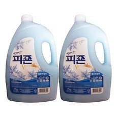 [빨래엔 피죤~] 1+1 상쾌한 비앙카향 Premium 블루 비앙카 용기형 3000ml 섬유유연제, 1개, 3L