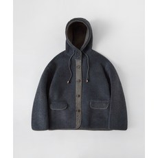 [국내] ORO 투폴드 플리스 후드 코트_Heize Grey