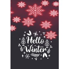 Hello Winter: Heavenly Snowflakes Stained Glass Coloring Book (Dover Stained Glass Coloring Book) Paperback, Independently Published, English, 9798564487221