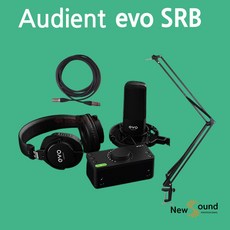 [오디언트 패키지 팝필터 증정] Audient EVO4 +헤드폰+쇼크마운트+케이블 Set / EVO SRB 레코딩 패키지, EVO SRB+관절스탠드