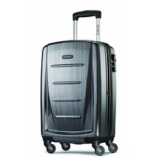Samsonite 윈드필드 2 하드사이드 익스팬더블 스피너 휠 캐리어 캐리온 20인치 차콜, Carry-On 20-Inch, 1개
