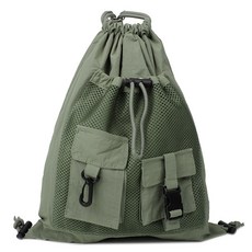시프트에잇 캐주얼 네즈 셔링 주름 리본 짐색 백팩 여성 데일리 가방 상품 이미지