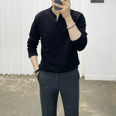 남자긴팔카라니트