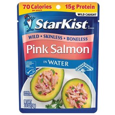 StarKist 스타키스트 핑크 살먼 in Water 연어, 74g, 12개