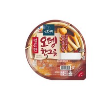 [정연푸드] CJ씨푸드 삼호어묵 얼큰한맛 오뎅한그릇360g / 아이스박스배송, 360g, 12개