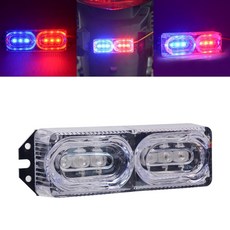 락모터스 오토바이 LED 싸이키 12V 파박이 경광등 점멸등 스트로브 라이트 후방 안전, 파박이싸이키(2구), 1개