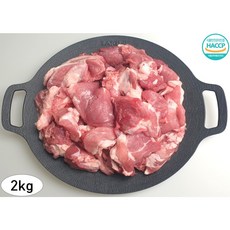 (문경쑥돈) 국내산 돼지(신선냉장) 뒷고기모둠(찌개용)2kg, 2kg, 1개