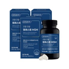 모어네이처 MSM 글루코사민 관절 연골 영양제 엠에스엠 식이유황 90정, 3박스