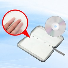 꽉차는 CD컨테이너 시디케이스 cd보관함 cd파우치 휴대용 80장, 1개