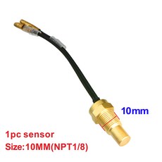 기차 터크 선박 차량 VDO용 수온 센서 NPT1/8 온도 센서 스레드 10mm 14mm 17mm 21mm, 1개