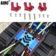 축 방향 AXI03007 SCX10 III 지프 랭글러 검투사 AXI0306 T1/T2 알루미늄 합금 중파 상자 섀시 고정 브래킷 AXI231009|부품 & 액세서리|, 단일, 1개, 파란