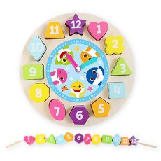 [아이넷] 핑크퐁 아기상어 - 시계 블럭 퍼즐
