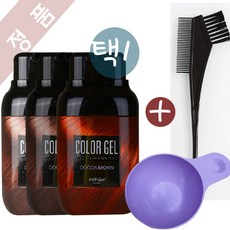 최신상 에스따르 컬러겔 염색약 블랙라벨_시즌4_본품(160g)+염색볼+염색브러쉬, 1개, 다크브라운