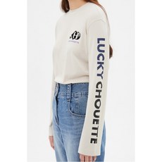 럭키슈에뜨 Lettering Point Long Sleeve T-shirt_LFTAA22230BEL LFTAA22230BEL 302958 상품 이미지