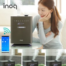 이마켓 이노크 AI 인공지능 스마트 IOT 앱연동 초음파 대용량 UV 살균 복합식 가습기 IA-H200A 리모컨 습도자동조절 무드등 초미세 에어미스트 간편세척 저소음 가정용 사무실, 이노크 인공지능 복합식가습기
