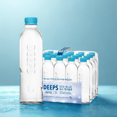 딥스 에코블루500m 20개 해양심층수 DEEPS 딥스 에코블루, 에코블루 500ml 20병, 500ml