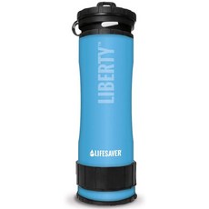 LIFESAVER 캠핑 하이킹 비상 사태 대비 및 생존 키트 블루 (블루) 인라인 펌프와 생명의 은인 자유 정수, 상세페이지참조, none