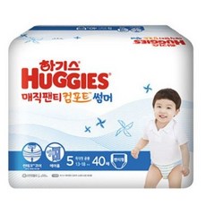 하기스 매직팬티 컴포트 썸머 팬티형 기저귀 특대형 5단계(13~18kg), 160매