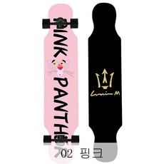 DALIN 스케이트보드 여자 초보 장판 보드 프로 널빤지 인라인보드 남자 어른 어린이 바이보드의 젖혀진 QH06 A22, 02 핑크
