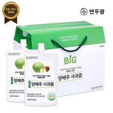 연두팜 돌려따는 BIG 아빠의주스 양배추사과즙 180ml 30개입 한박스