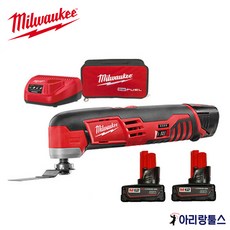 밀워키 충전 멀티컷터 / C12 MT-32B / C12 MT-302B / 12V 3.0Ah 배터리2개, 1개