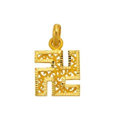 만자펜던트순금