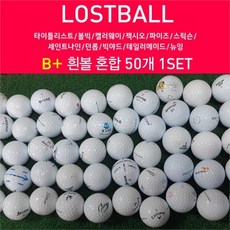 타이틀리스트 로스트볼 B+등급 흰볼 혼합 50개 1세트 239801, 흰볼혼합 BB등급/50개 1세트