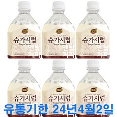 (주)동서 리치스 슈가시럽, 1.5L, 6개