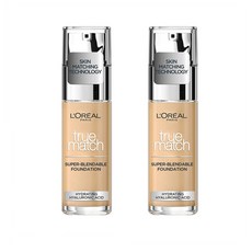 L'Oreal 로레알 트루 매치 리퀴드 파운데이션 SPF17 2N 바닐라 30ml 2팩, 2개