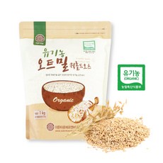 이든타운 유기농 오트밀 퀵롤드오츠, 1kg, 1개