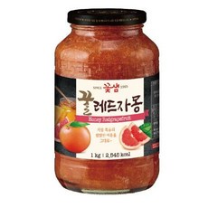 꽃샘식품 꿀레드자몽차, 1kg, 17개
