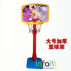 어린이 감각 발달 완구 도구 공간 놀이 어린이집 장난감 농구대는 농구 골대로 승강하여 실내 슛 체육 기기로 농구공을 보낼 수 있다, 03 새롭게 업그레이드 된 농구공+공기통 증