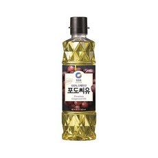 청정원 포도씨유, 900ml, 17개