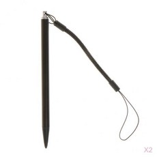 터치펜 전화 태블릿 2Pcs 유니버설 ABS 저항 터치스크린 스타일러스 얇은 펜, 단일상품, 단일상품