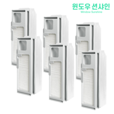 [호환] 윈도우션샤인 나르왈 프레오 X 울트라 Ultra 로봇청소기 더스트백 6EA 악세사리 소모품