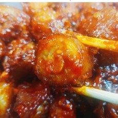 읍성족발 미친꼬리 양념 돼지꼬리 족발 오리지날 매운맛, 1팩, 350g