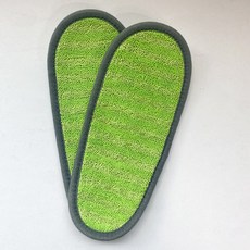 극세사 청소슬리퍼 리필, 그린, 1세트