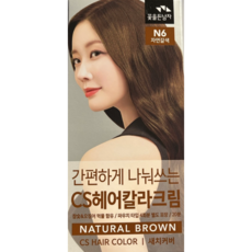 꽃을든남자 간편한게 나눠쓰는 CS헤어칼라크림(파우치타입4회분) 염모제