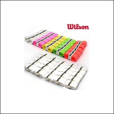 윌슨 WRZ4019AST 프로오버그립 25개입 라켓손잡이 배드민턴거트 스쿼시거트 라켓그립 ngae 화이트만