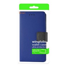 Reiko Wireless Zte Grand X Max 2/Z988 3-in-1 Wallet Case - Navy 레이코 와이어리스 Zte Grand X Max 2 / Z988 3, 1