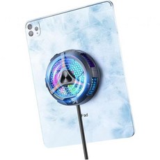 TEESSO 아이패드 쿨러 3.9인치 직경 자기 태블릿 냉각 패드 전화 팬 20W 전원 드라