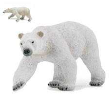 YOLOMAM 동물 모형완구 북극곰 동물놀이 리얼 피규어