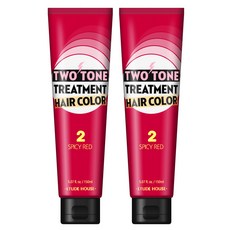 ETUDE 투톤_트리트먼트_헤어_컬러, 염색약, 10호 로즈핑크x2ea