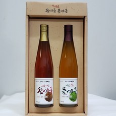 [예천참기름] 국산참기름+국산들기름 선물세트, 2개, 500ml