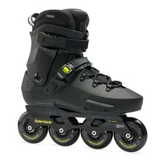 Rollerblade Twister XT 남성용 성인 피트니스 인라인 스케이트 블랙/라임 어반 퍼포먼스 인라인 스케이트