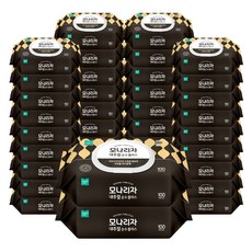 모나리자 내추럴 플러스 물티슈 캡형, 192g, 100매입, 40개