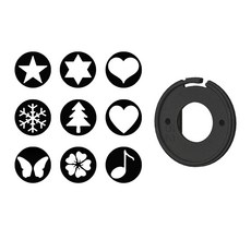 Zeyuan 예술적 로맨틱 장면을위한 52mm 보케 효과 렌즈 캡 커버 필터 10 In 1, 모델명